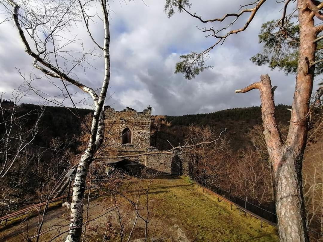 Bungalow Schwarzatalblick In Bad Blankenburg Ortsteil Boehlscheiben エクステリア 写真